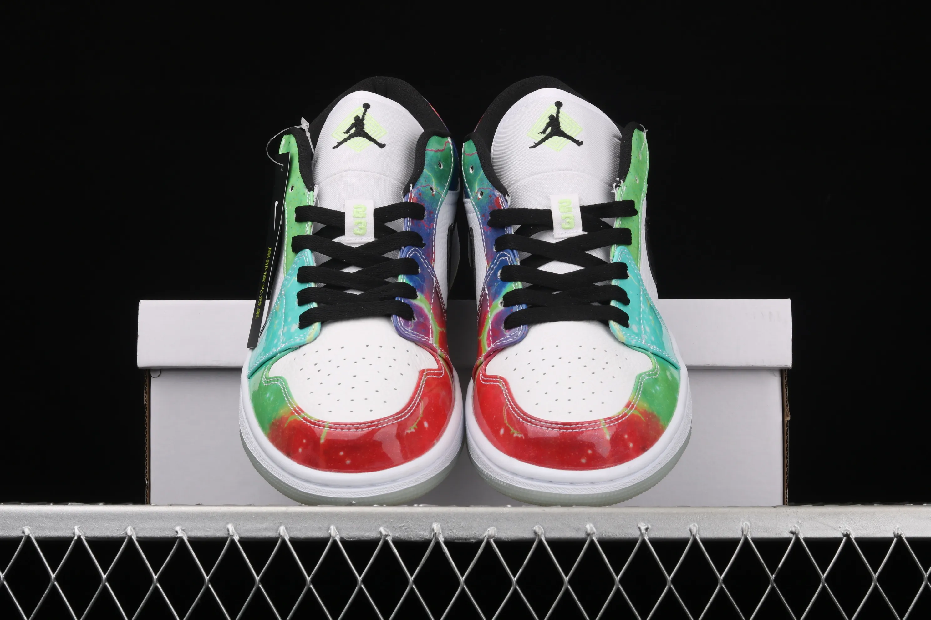 All categories Air Jordan Jordan series basketball shoes Air Jordan 1 Low Air Jordan 1 Low Multicolor AJ1 Joe 1 Galaxy low-top casual sports shoes CW7310-909